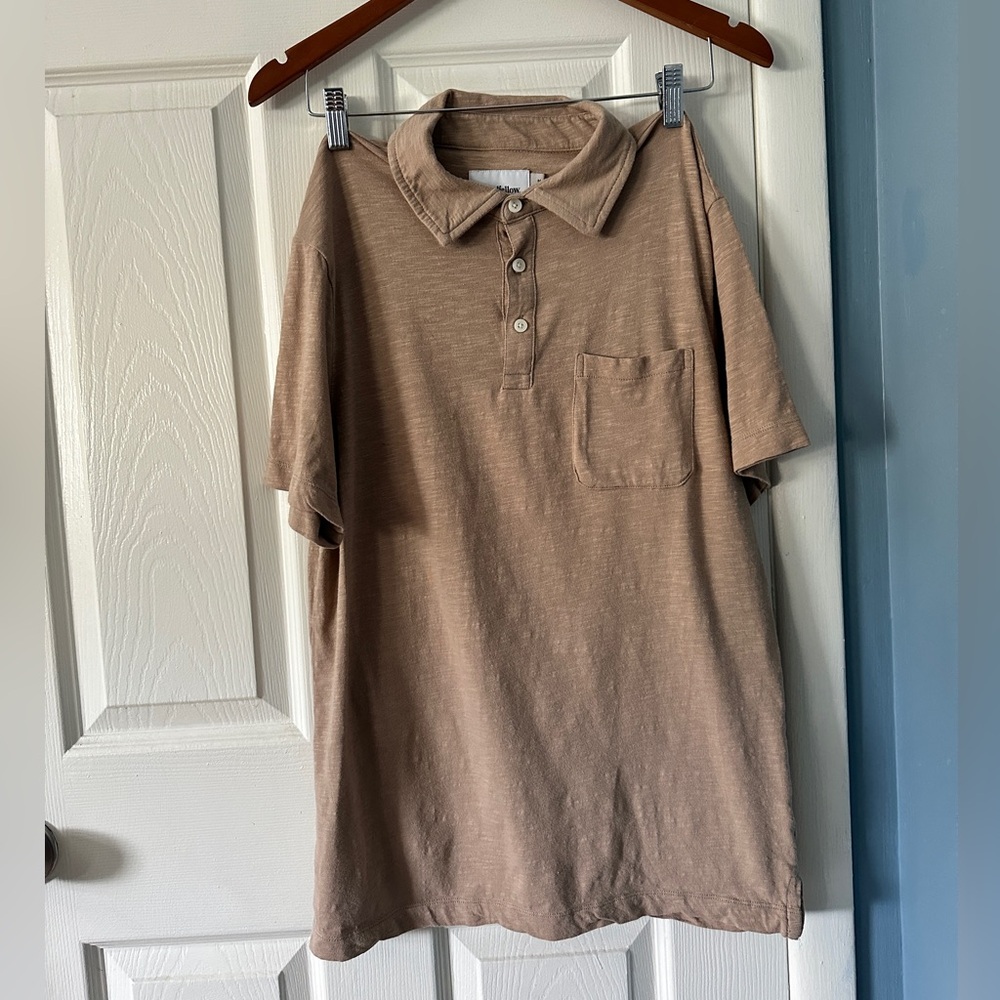 Men’s Medium Tan Polo Shirt- Goodfellow & co